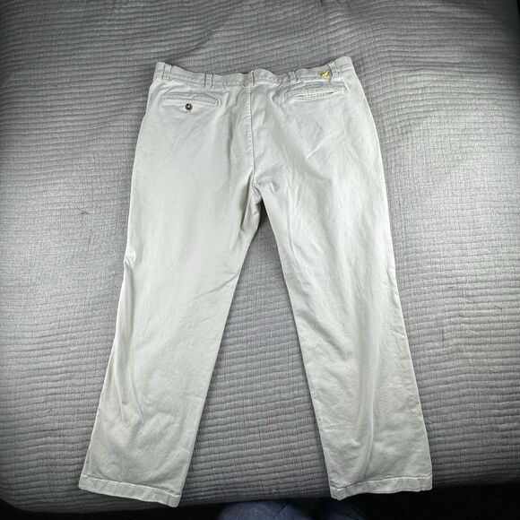 Duck Head Gold School Pant Men 42x32 Tan Chino Khaki Classic Fit Stretch - Picture 5 of 10